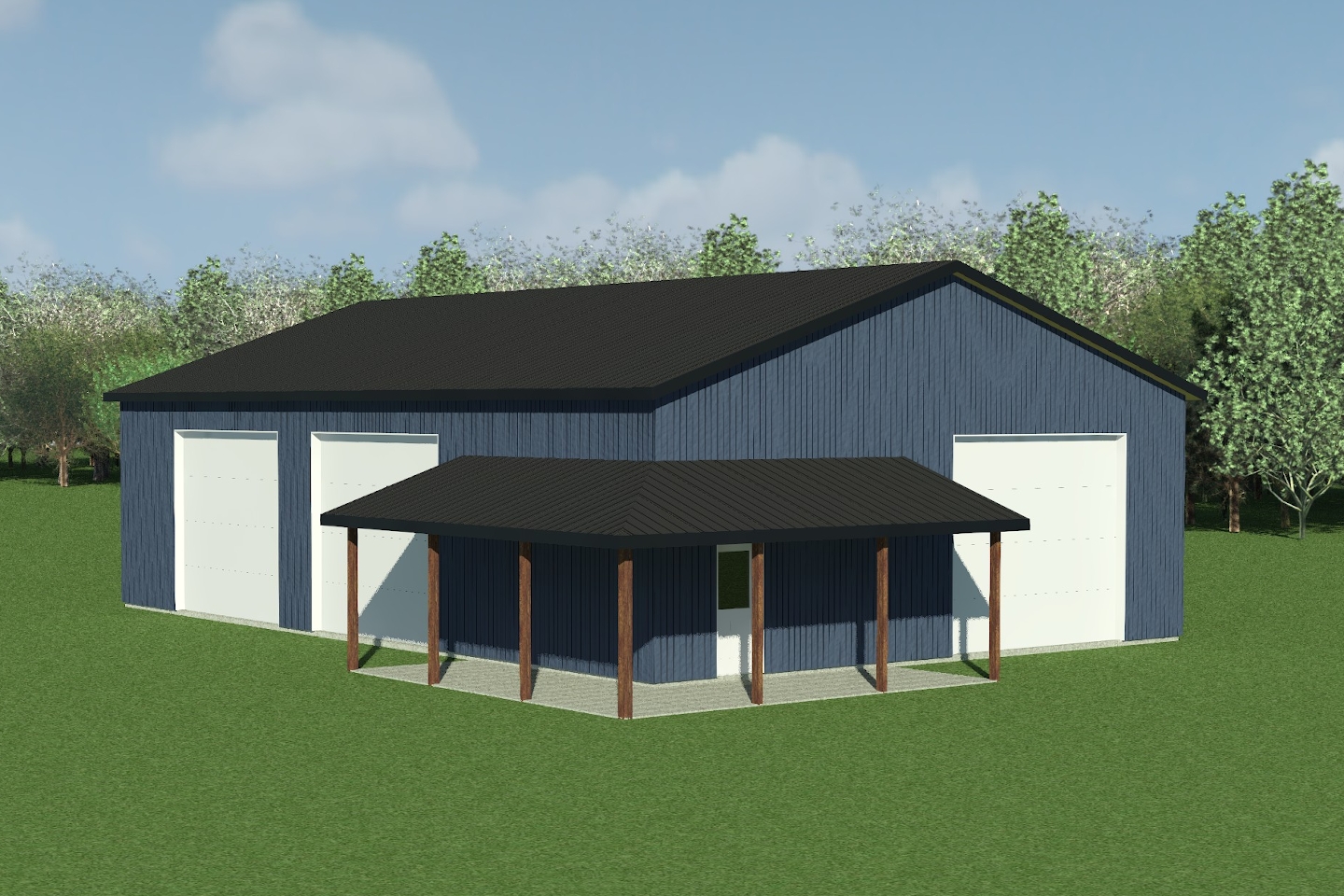 Michigan-Building-Design-Barndominium-Floorplans-Nottawa-Plan-Exterior-View-2